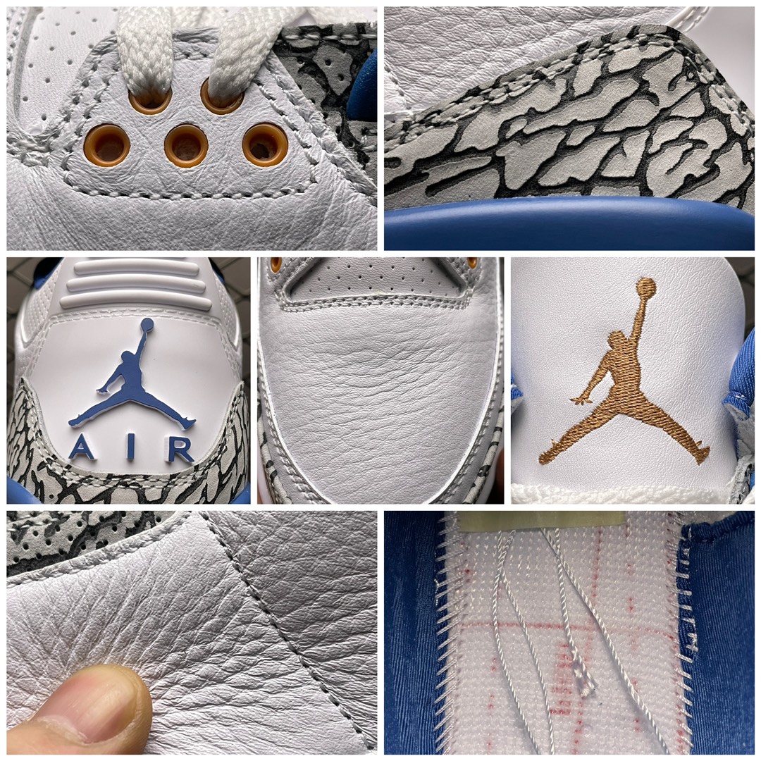 Jordan 3 Retro True Blue 