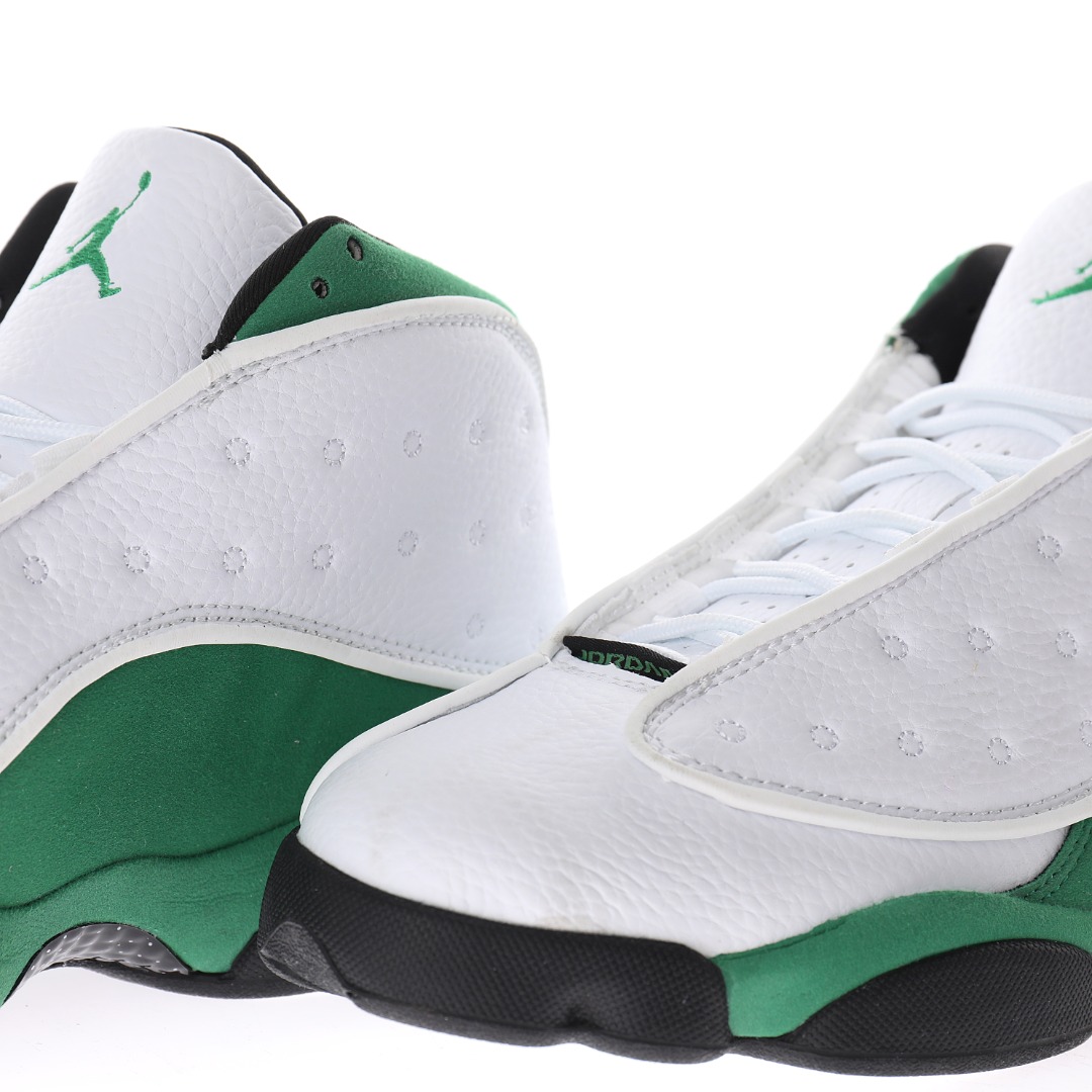 Jordan 13 Retro White Lucky Green