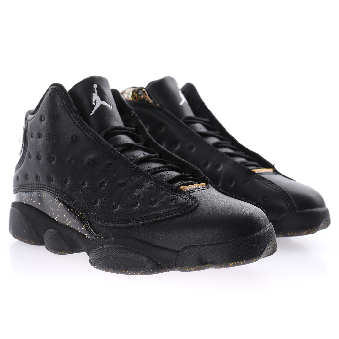 Jordan 13 Retro Black Metallic Gold (GS)