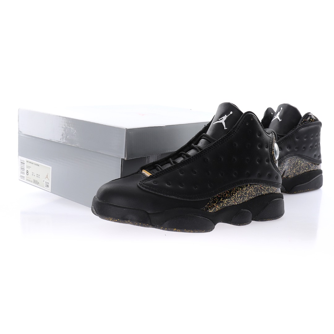 Jordan 13 Retro Black Metallic Gold (GS)