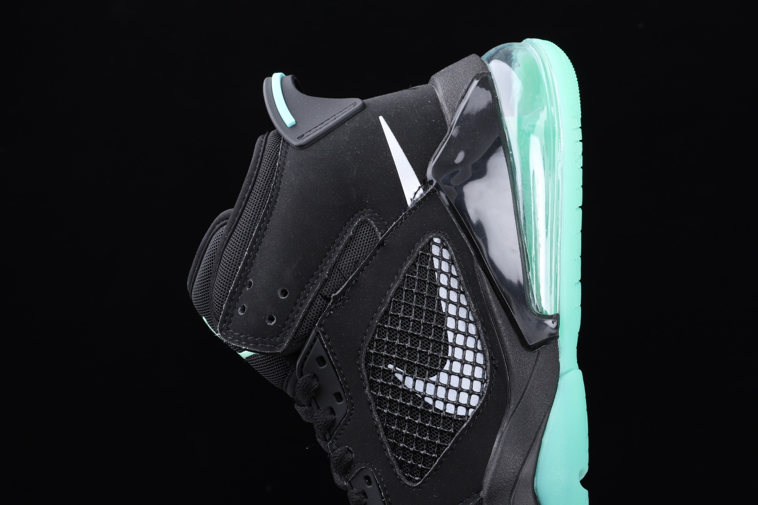 Jordan Mars 270 Black Green Glow