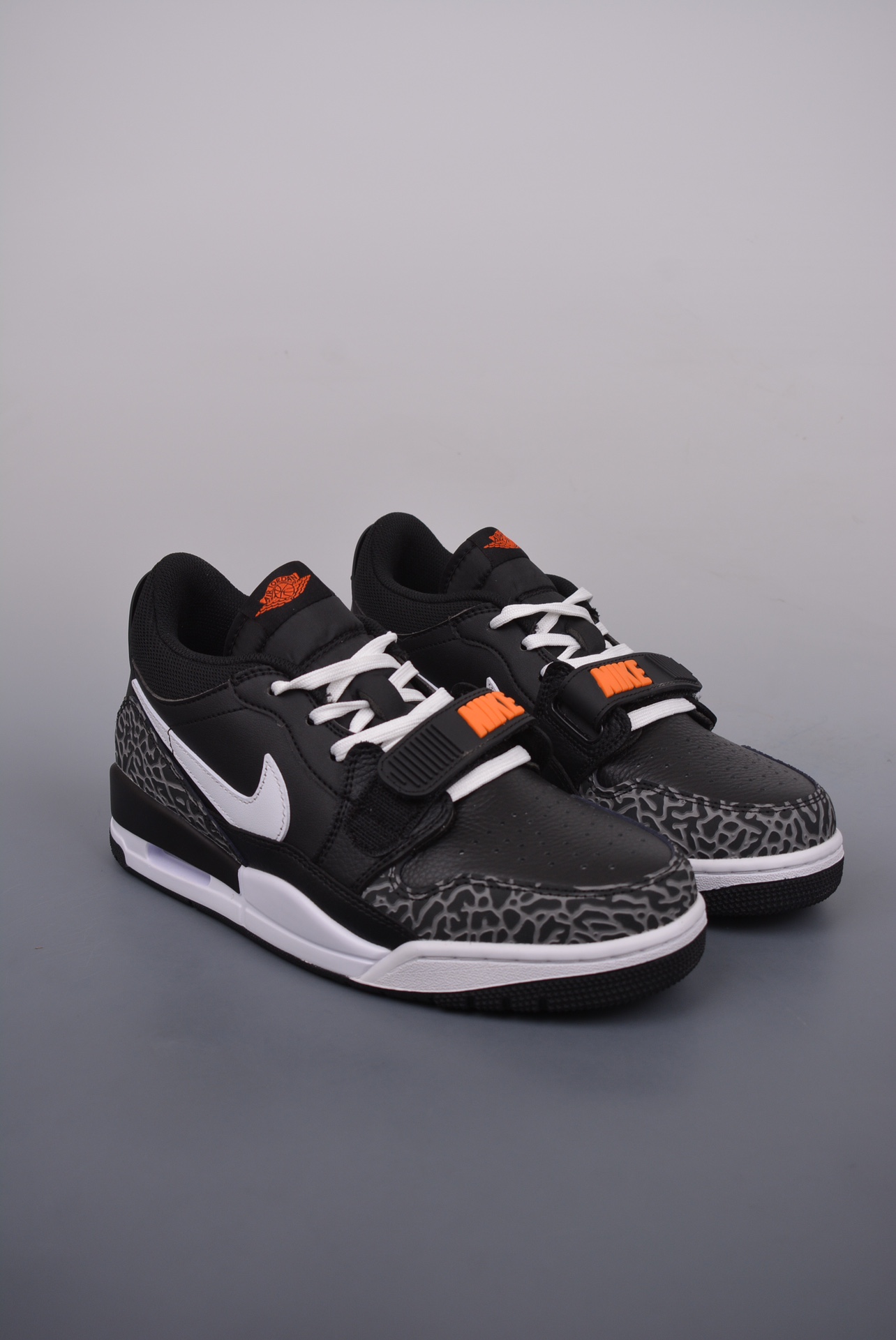 Jordan Legacy 312 Low Black Wolf Grey Safety Orange White 