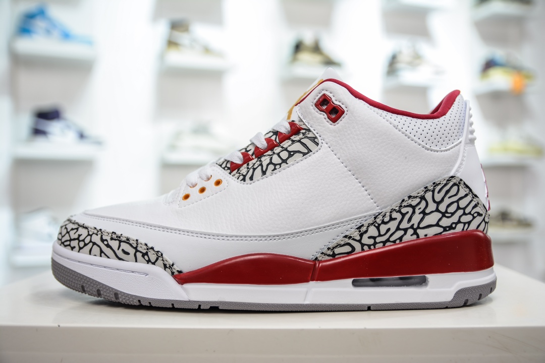 Jordan 3 Retro Cardinal Red