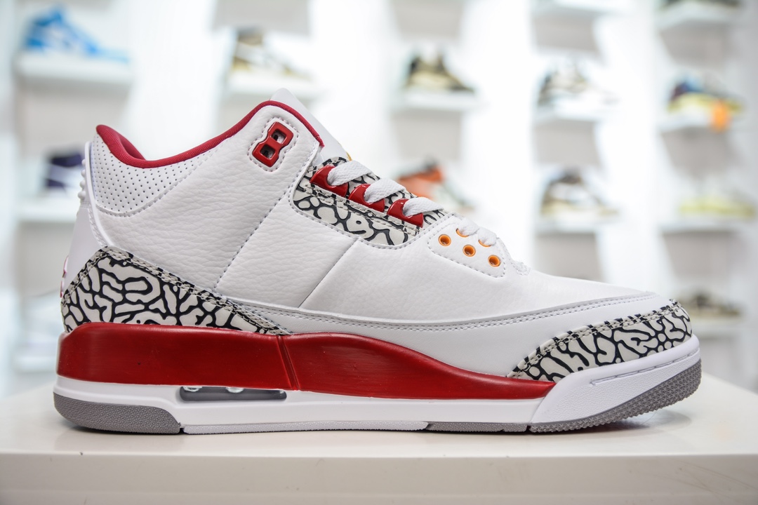 Jordan 3 Retro Cardinal Red