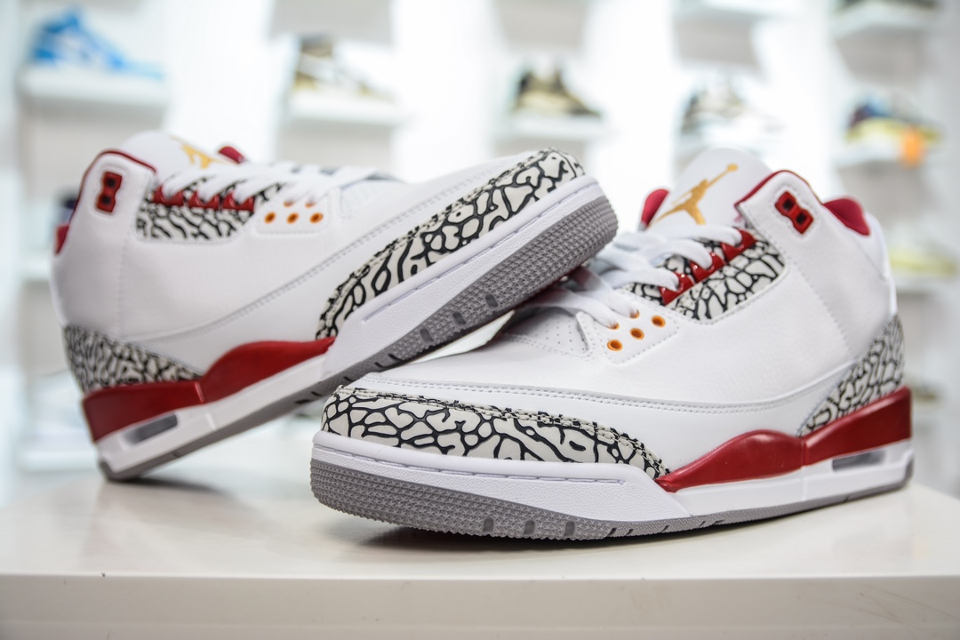 Jordan 3 Retro Cardinal Red