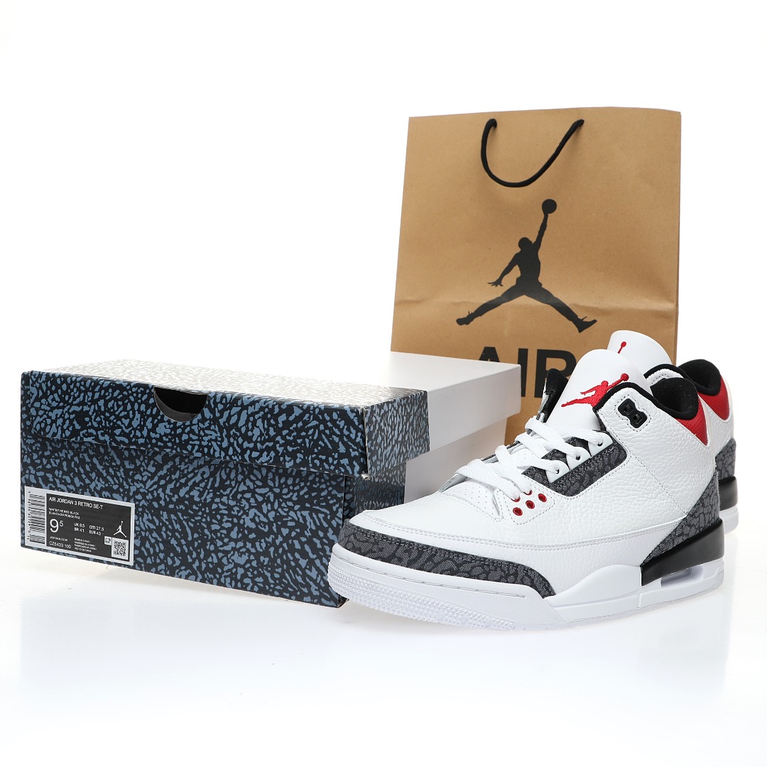 Jordan 3 Retro SE Fire Red Denim (2020)