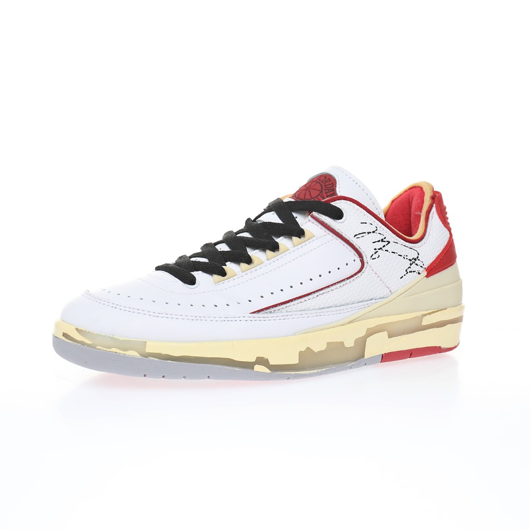 Jordan 2 Retro Low SP Off-White White Red