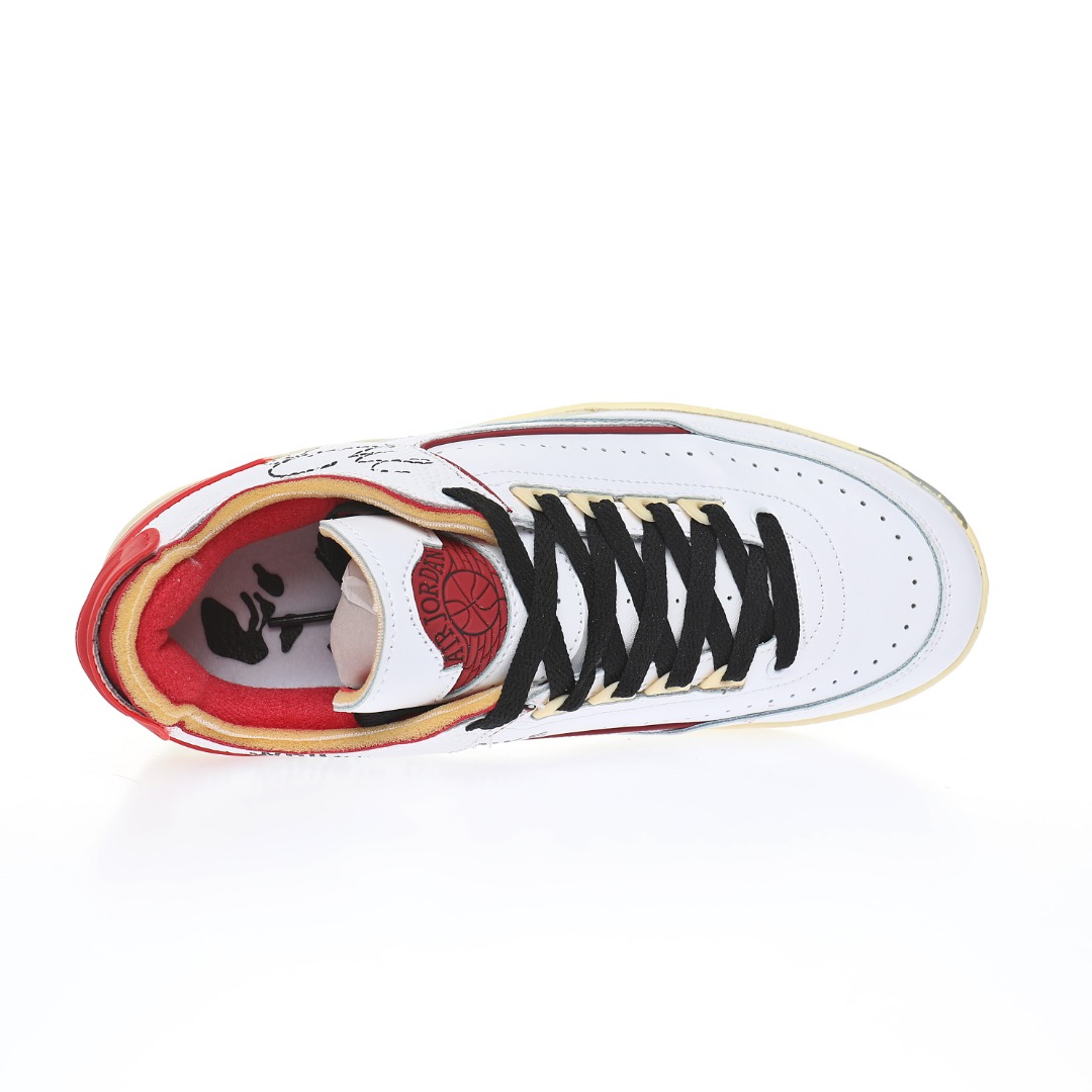 Jordan 2 Retro Low SP Off-White White Red