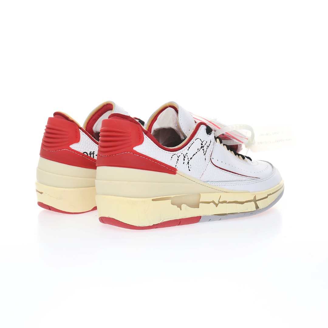 Jordan 2 Retro Low SP Off-White White Red