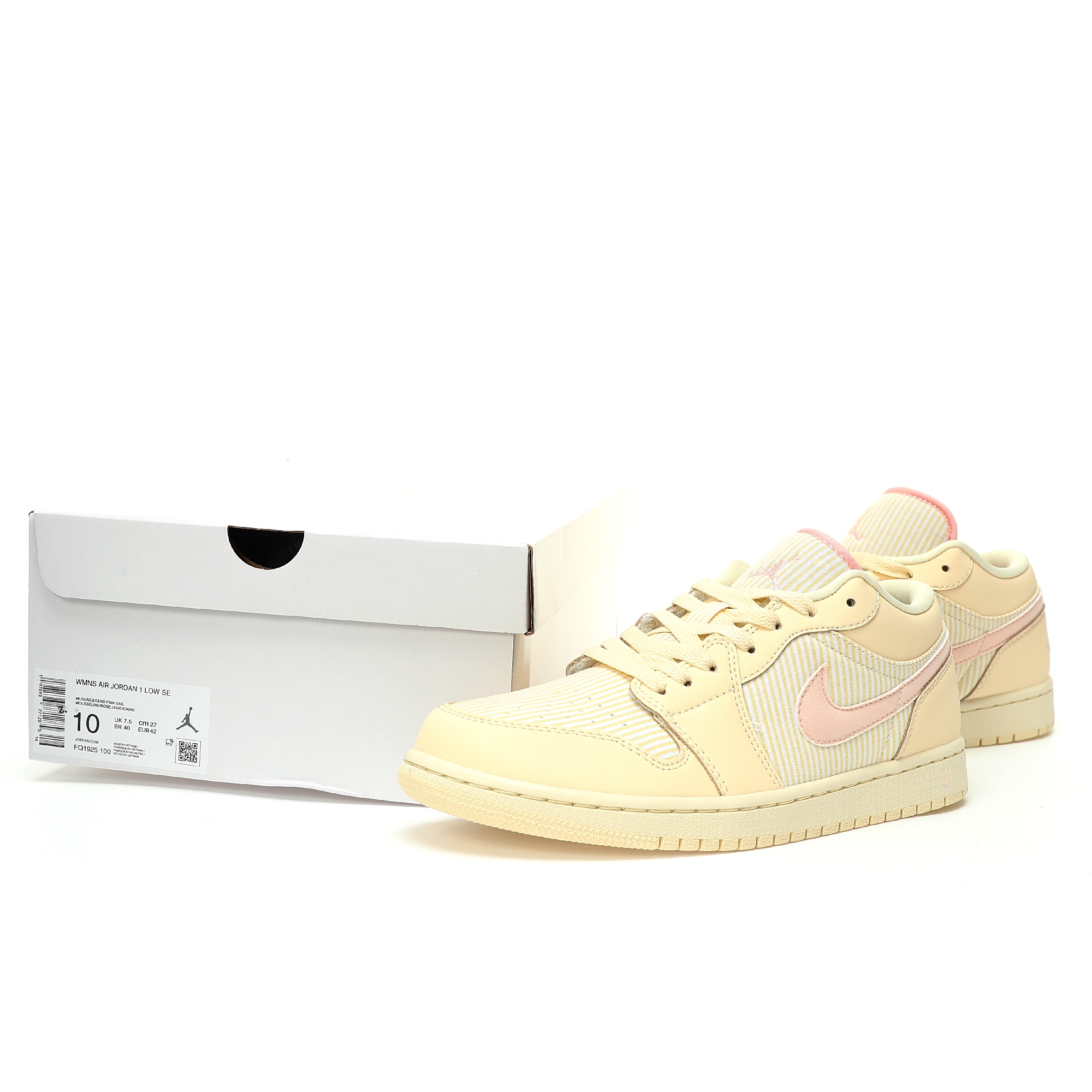 Nike Wmns Air Jordan 1 Low SE"Linen Legend Pink"