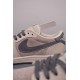 LV x Nike Jordan 1 Low x Travis Scott Fragment Design Beige Grey Shoes 