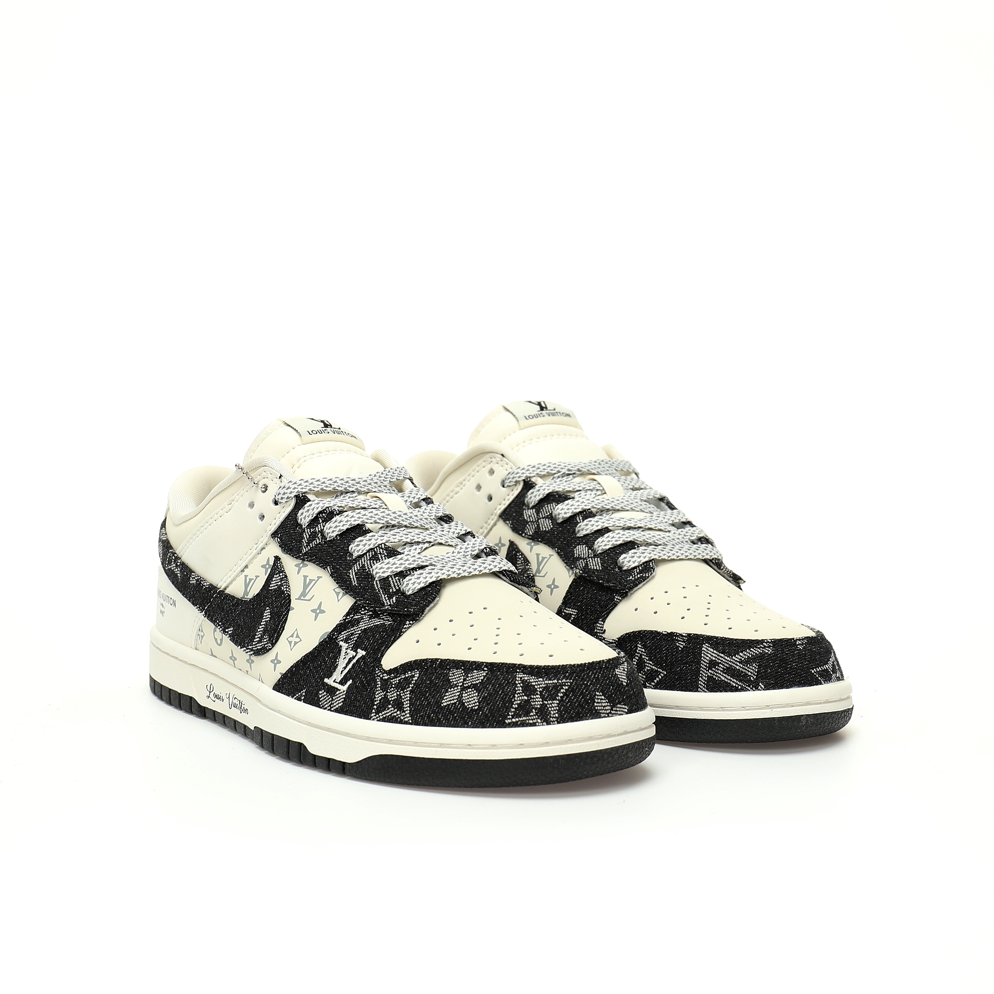 Nike SB Dunk Low Lot x Louis Vuitton"Black/Beige/LV Monogram"