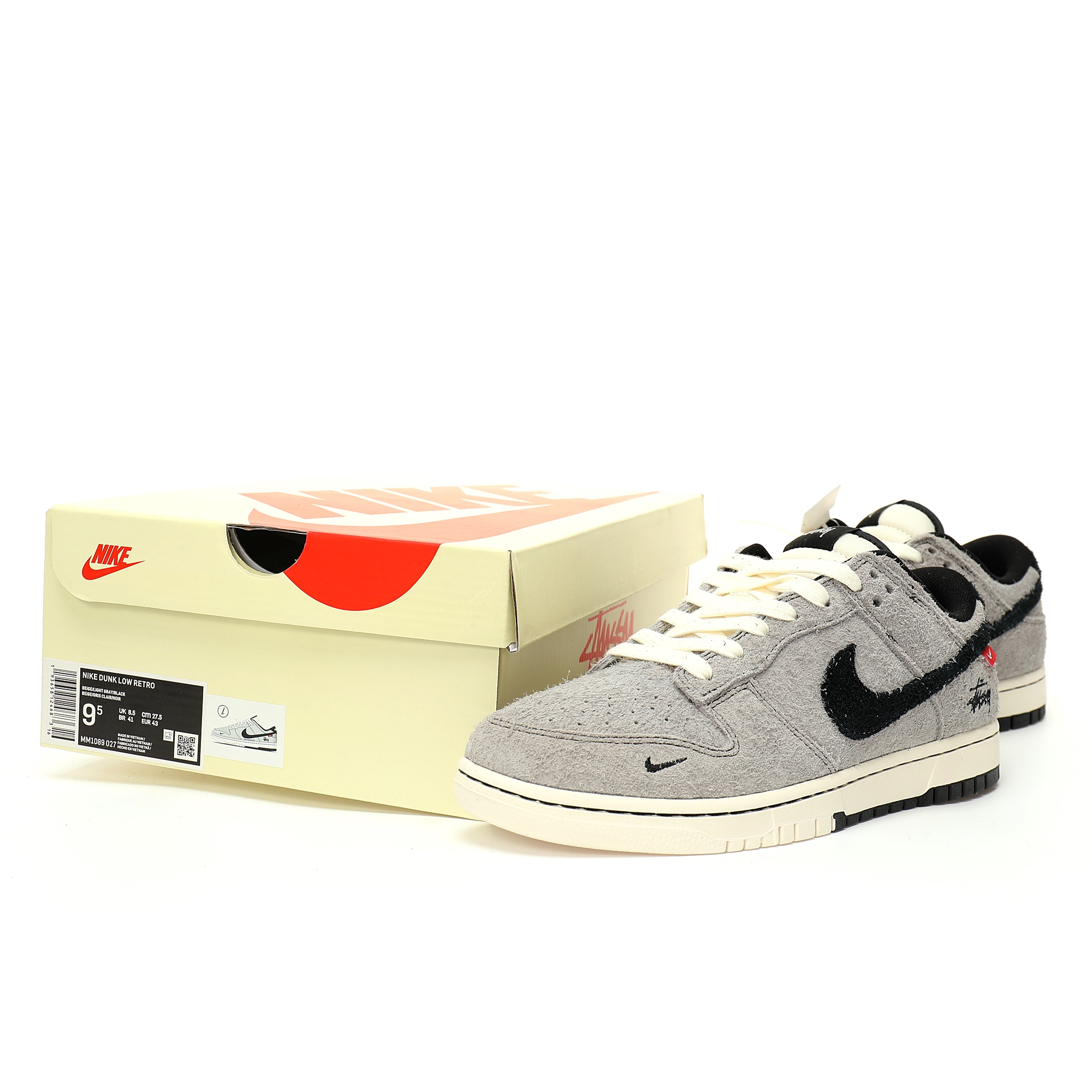 Nike By You SB Dunk Low Retro x Supremex Stussy